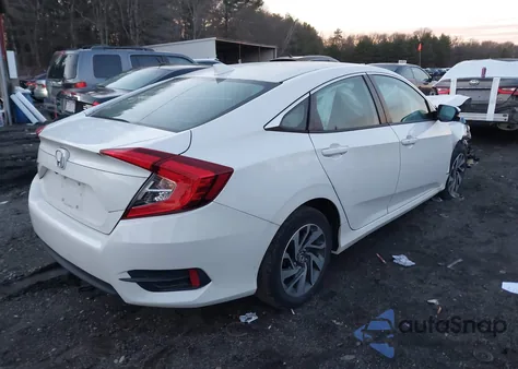 2018 Honda Civic Ex z USA, uszkodzony, nr VIN 2HGFC2F75JH534093